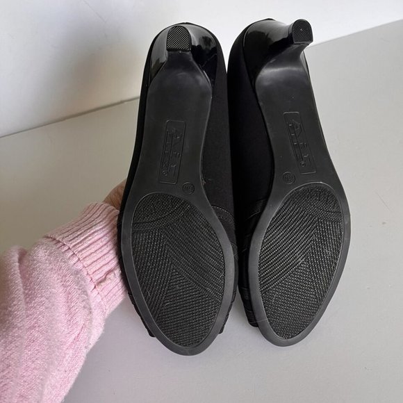 Airflex Black "Gayle" Dress Heels Women's Pumps Size 11 - Picture 7 of 7